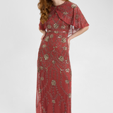 Kacy Embellished Sequin Maxi Dress | BTZ250708