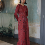 Reina Embellished Sequin Maxi Dress | MTZ250802