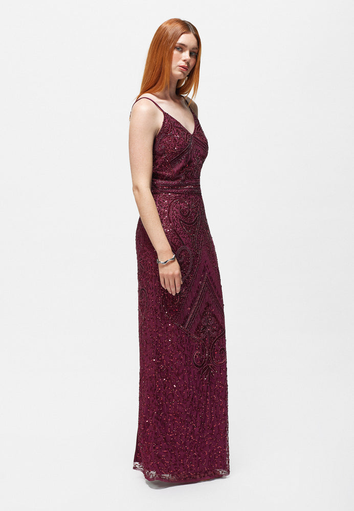 
                  
                    ANNA EMBELLISHED SEQUIN MAXI DRESS | Z240606
                  
                