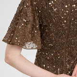 Valerie Embellished Sequin Maxi Dress | BTZ250716