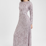 Liya Modest Embellished Sequin Maxi Dress | MTZ250102