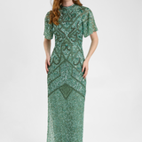 Carina Embellished Sequin Maxi Dress | BTZ250809
