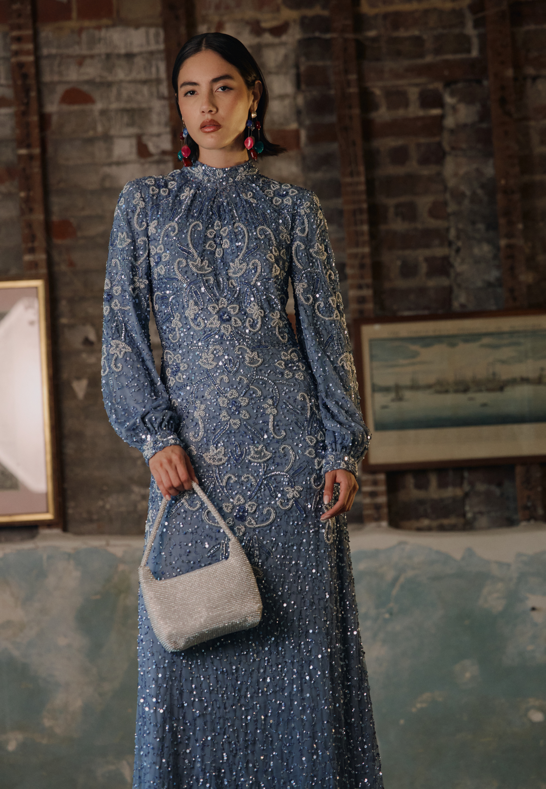 Amani Modest Embellished Sequin Maxi Dress | MTZ250705 Beauut Amani Modest Embellished Sequin Maxi Dress | MTZ250705 Beauut