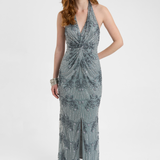 Lucie Embellished Sequin Maxi Dress | BTZ250709