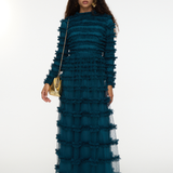 Leyla Modest Ruffle Maxi Dress | MTZ250115