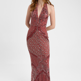 Fiolla Embellished Sequin Maxi Dress | BTZ250808