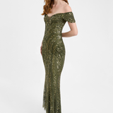 Esita Embellished Sequin Maxi Dress | BTZ250805