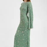 Eliza Modest Embellished Sequin Maxi Dress | MTZ250702