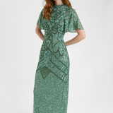 Carina Embellished Sequin Maxi Dress | BTZ250809