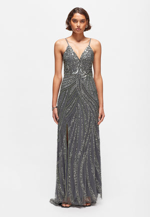 
                  
                    ASHLEY EMBELLISHED SEQUIN MAXI DRESS | Z240801
                  
                