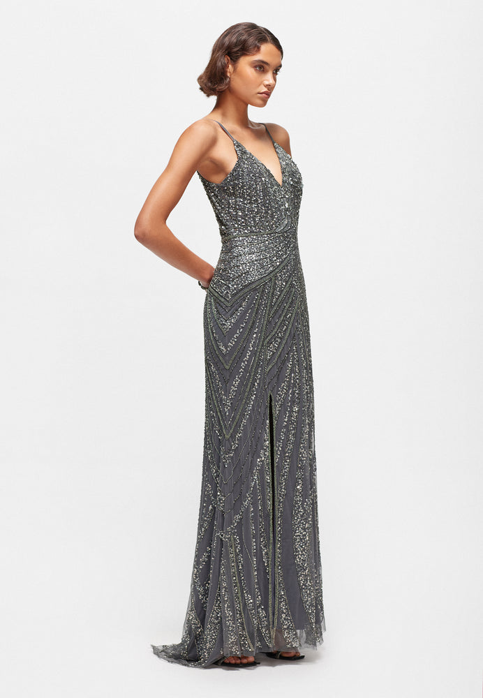 
                  
                    ASHLEY EMBELLISHED SEQUIN MAXI DRESS | Z240801
                  
                