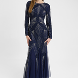 Elle Modest Embellished Sequin Maxi Dress | MTZ250714