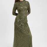 Talia Modest Embellished Sequin Maxi Dress | MTZ250412