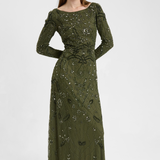 Ziya Embellished Sequin Maxi Dress | MTZ250803