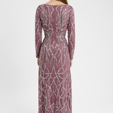 Sezen Embellished Sequin Maxi Dress | MTZ250812