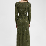 Ziya Embellished Sequin Maxi Dress | MTZ250803