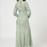 Senia  Modest Embellished Sequin Maxi Dress | MTZ250418