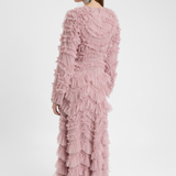 Zaina Modest Ruffle Maxi Dress | MTZ250124