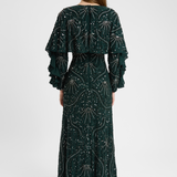 Elin Modest Embellished Sequin Maxi Dress | MTZ250406