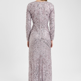 Liya Modest Embellished Sequin Maxi Dress | MTZ250102