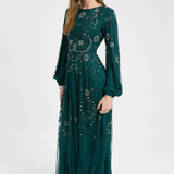 Rawa Modest Embellished Sequin Maxi Dress | MTZ250710