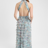 Helene Ruffle Maxi Dress | BTZ250126