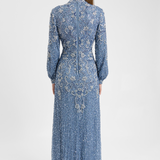Amani Modest Embellished Sequin Maxi Dress | MTZ250705