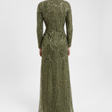 Talia Modest Embellished Sequin Maxi Dress | MTZ250412