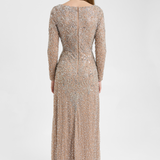 Raisa Modest Embellished Sequin Maxi Dress | MTZ250415