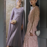 Aurora Modest Chiffon Maxi Dress | MTZ250916