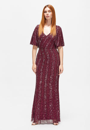 
                  
                    LEAH EMBELLISHED SEQUIN MAXI DRESS | Z240804
                  
                