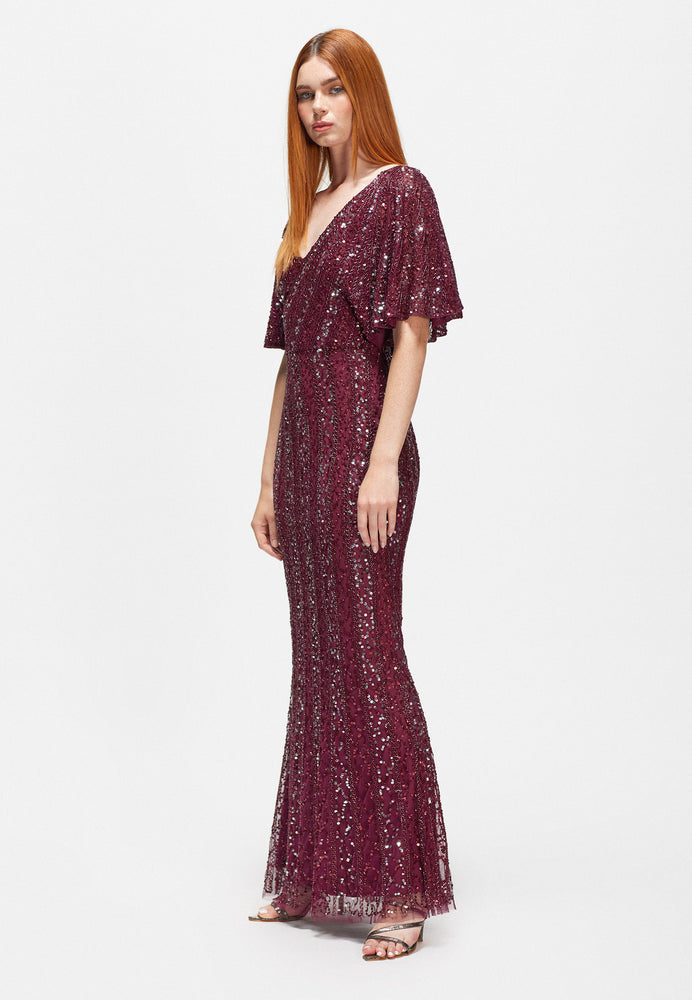 
                  
                    LEAH EMBELLISHED SEQUIN MAXI DRESS | Z240804
                  
                