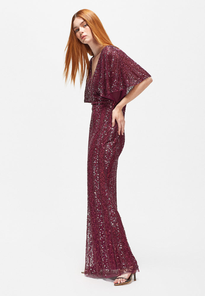 
                  
                    LEAH EMBELLISHED SEQUIN MAXI DRESS | Z240804
                  
                