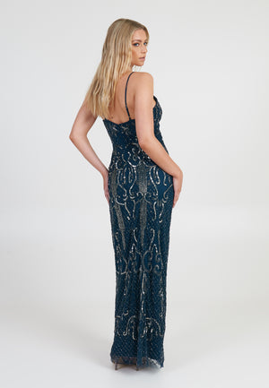 
                  
                    AMY EMBELLISHED SEQUINS MAXI DRESS | BTZ240802
                  
                