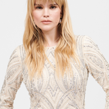 Amora Modest Embellished Sequin Maxi Dress | MTZ250323