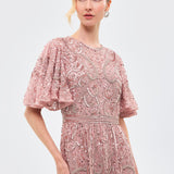 Alessia Embellished Sequin Maxi Dress | BTZ260106