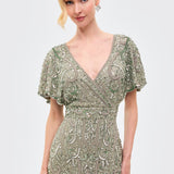 Elina Sequin Maxi Dress | BTZ260101