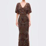 Daisy Embellished Sequin Maxi Dress | BTZ260901