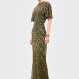 Stella Embellished Sequin Maxi Dress | BTZ260312
