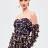 Meila Ruffle Maxi Dress | BTZ260213