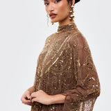 Novah Embellished Sequin Maxi Dress | BTZ260118