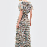 Elodie Ruffle Maxi Dress | BTZ260215