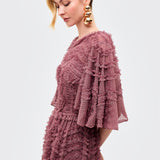Isla Ruffle Maxi Dress | BTZ260104