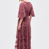 Isla Ruffle Maxi Dress | BTZ260104