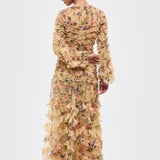 Zofie Modest Ruffle Maxi Dress | MTZ260216