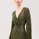 Lizza Sequin Maxi Dress | BTZ260304