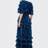 Lilly Ruffle Maxi Dress | BTZ260208