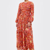 Soren Modest Ruffle Maxi Dress | MTZ260222