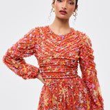 Soren Modest Ruffle Maxi Dress | MTZ260222