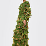 Ronan Modest Ruffle Maxi Dress | MTZ260221